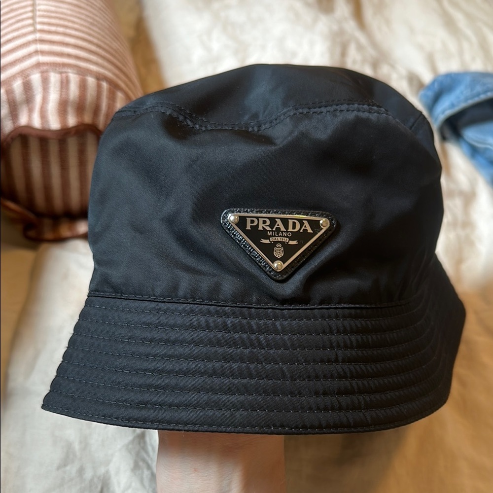 Prada Classic Black Bucket Hat